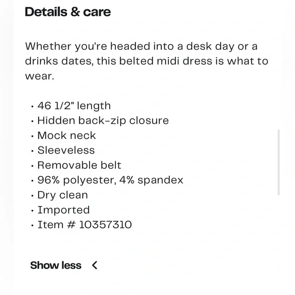 Calvin Klein Sleeveless Scuba Crepe Midi Dress - Picture 4 of 4